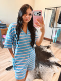 Cotton Candy Stripe Romper