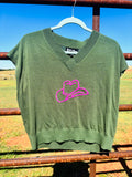 Olive You Cowgirl Top